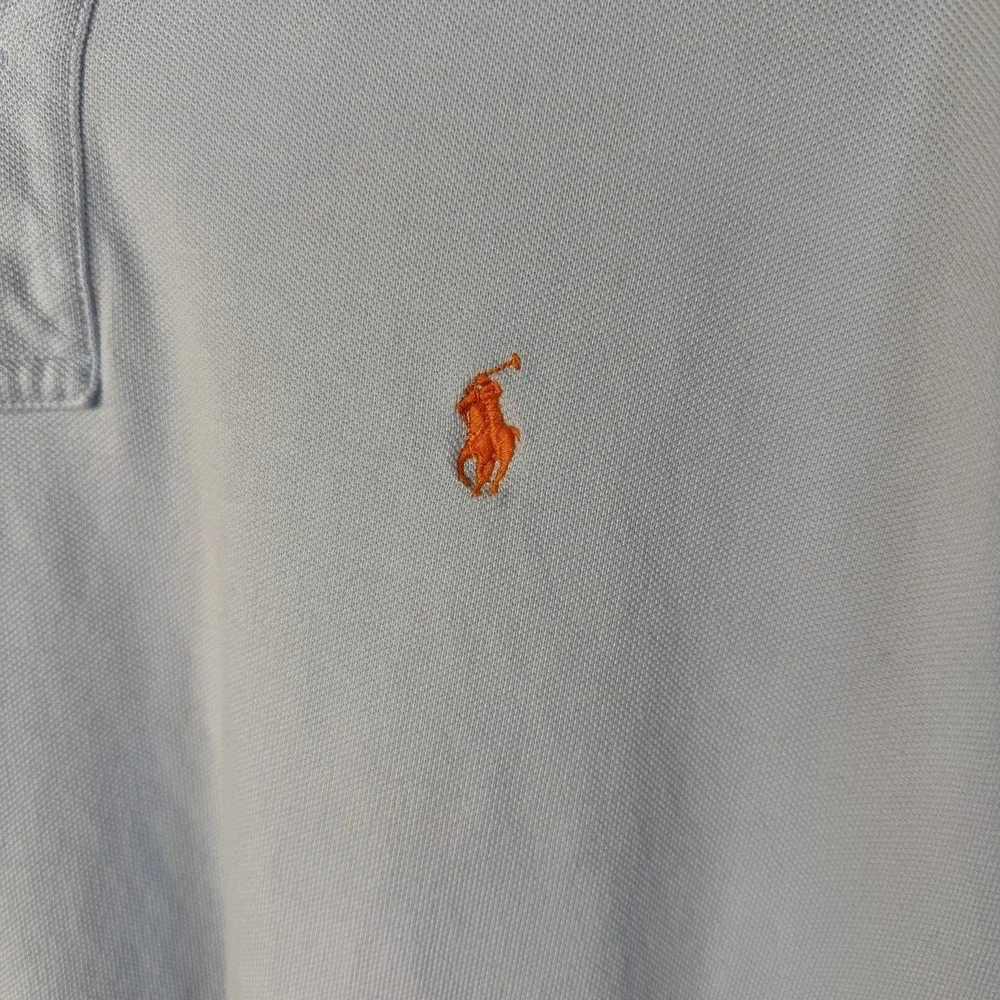 Polo By Ralph Lauren Light Blue Polo Shirt Classic Fit‎ Cotton Men's X-Large